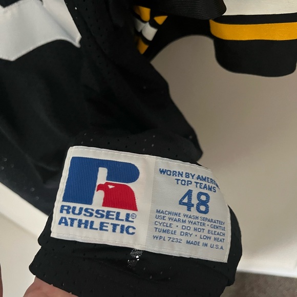 Vintage 90’s Pittsburgh Steelers Barry Foster sewn Jersey XL 48 Russell … - Picture 4 of 7